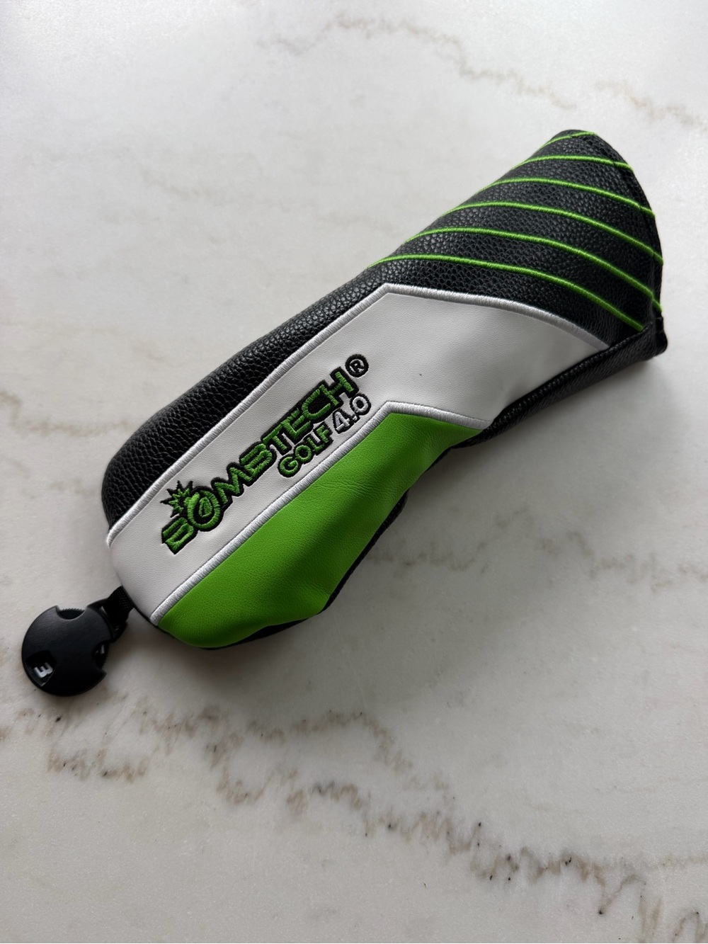 BombTech Golf 4.0 Adjustable Fairway Wood Headcover Black Green White